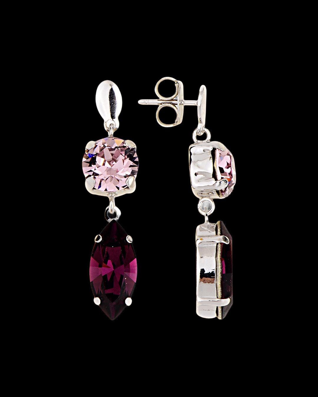 The 925 Swarovski Diana earrings