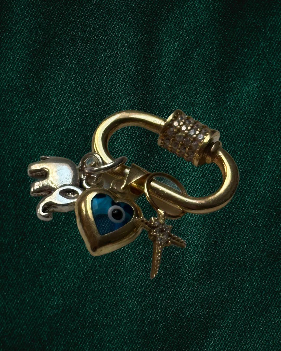 The 925 fancy charm lock