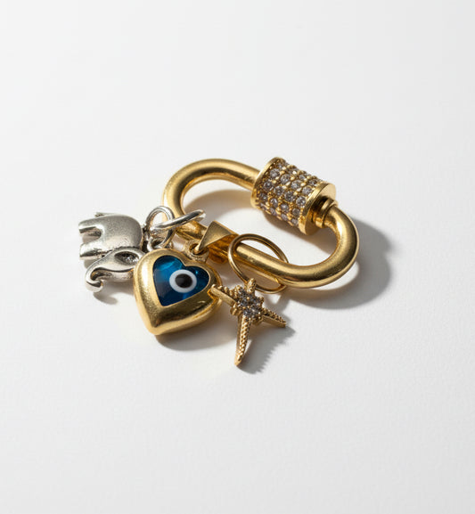 The 925 fancy charm lock