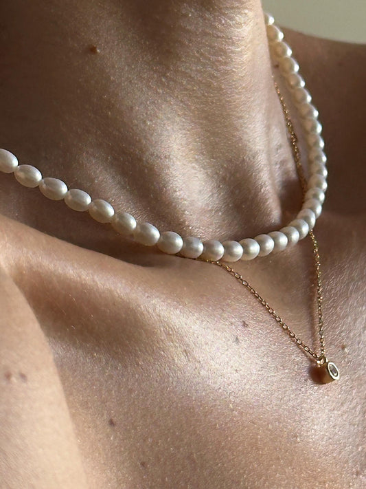 The 925 Grace pearl necklace