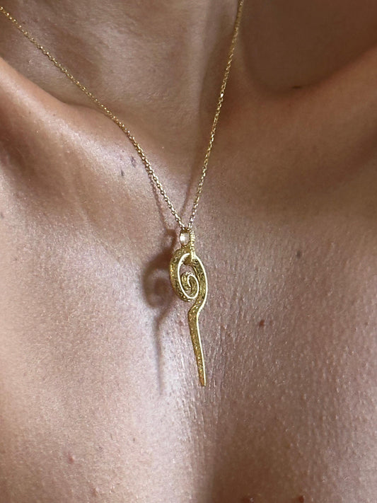 The 925 Spiral curse necklace