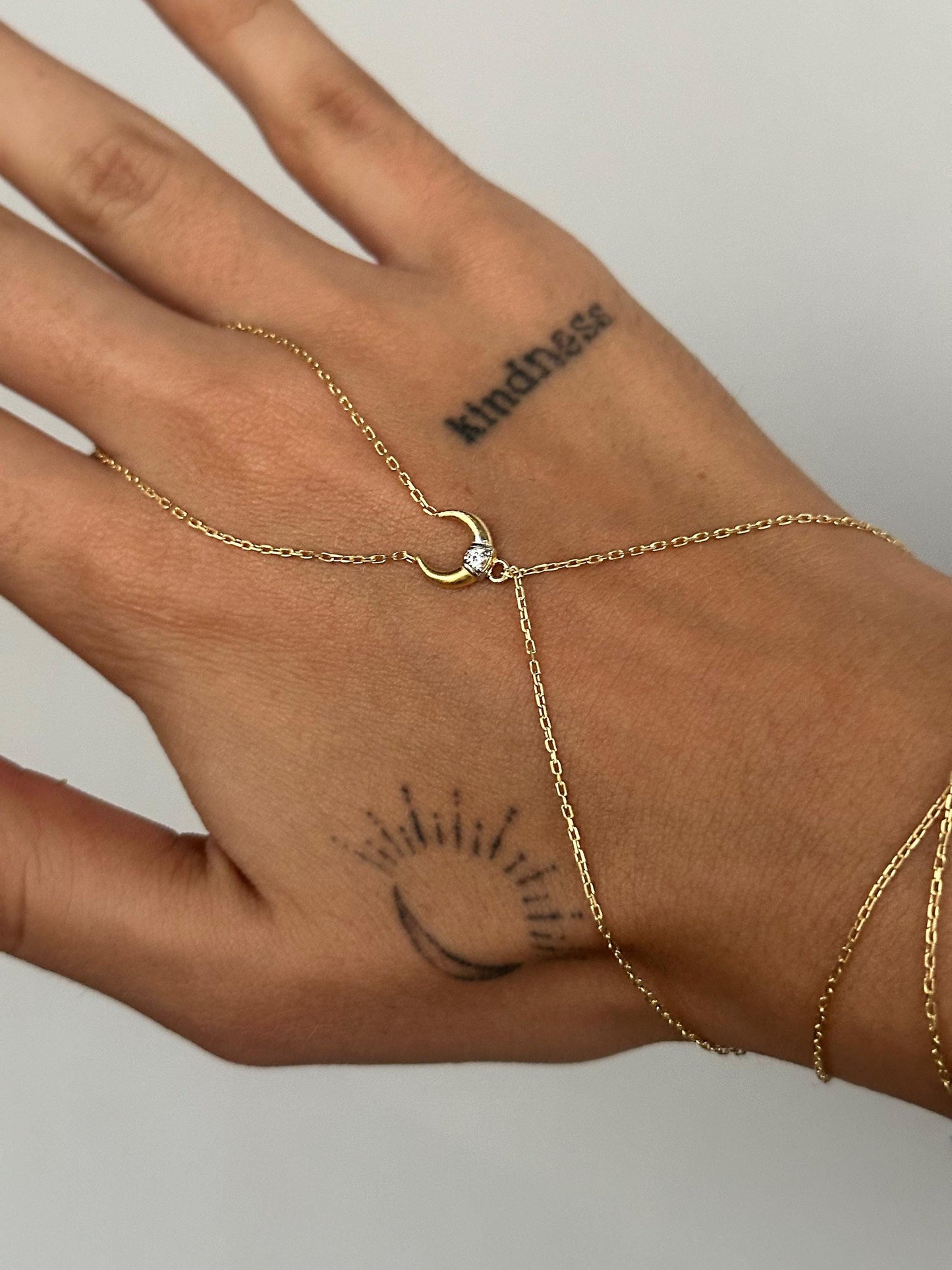 The 925 Tiny Moon Phase Handcuff