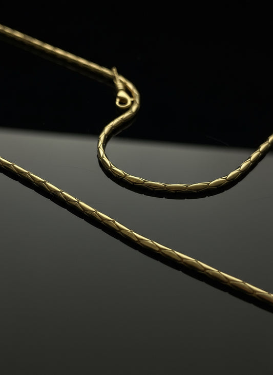 The 925 Snake Pattern chain necklace