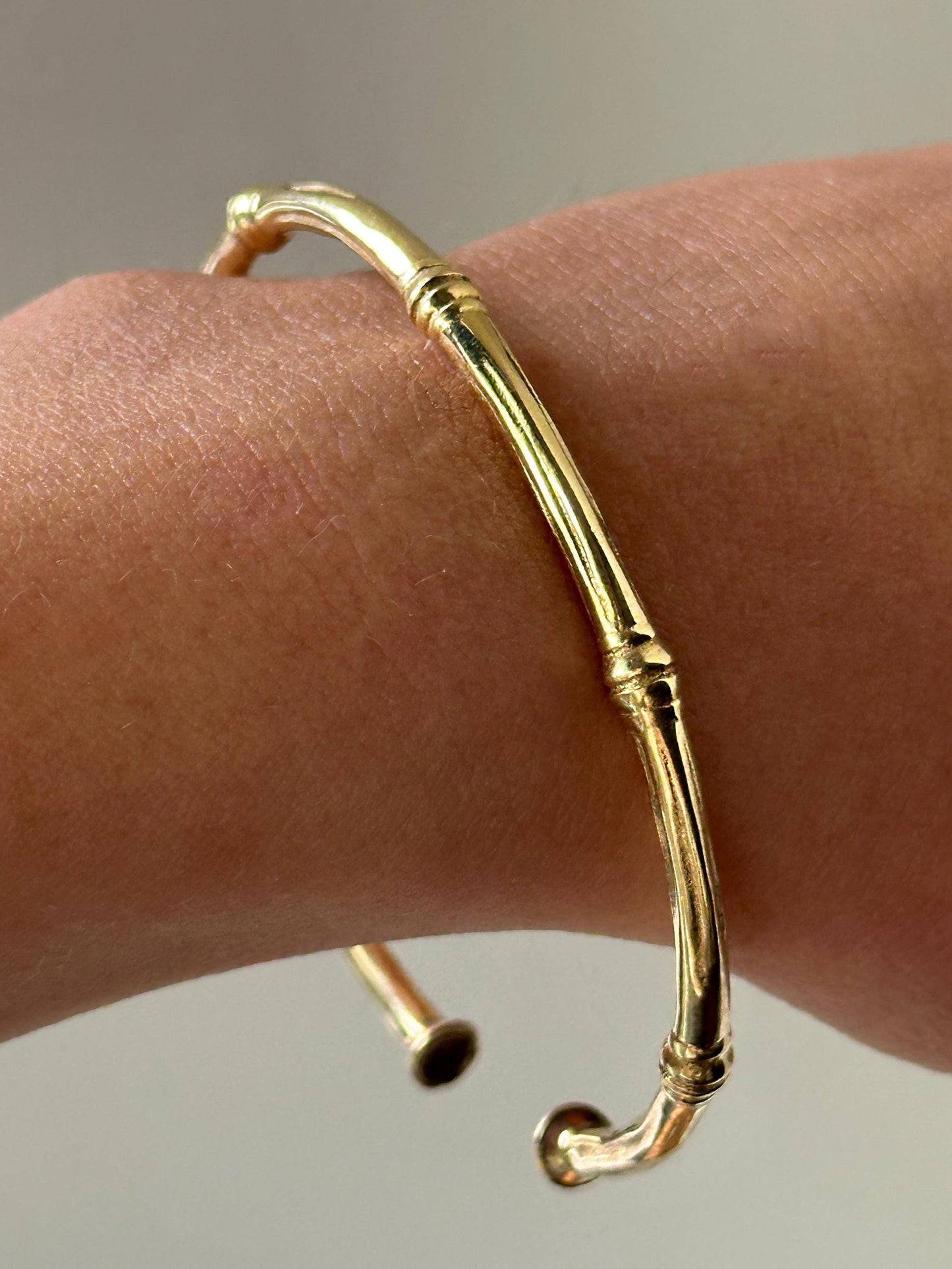 The 925 Bamboo Cuff bracelet