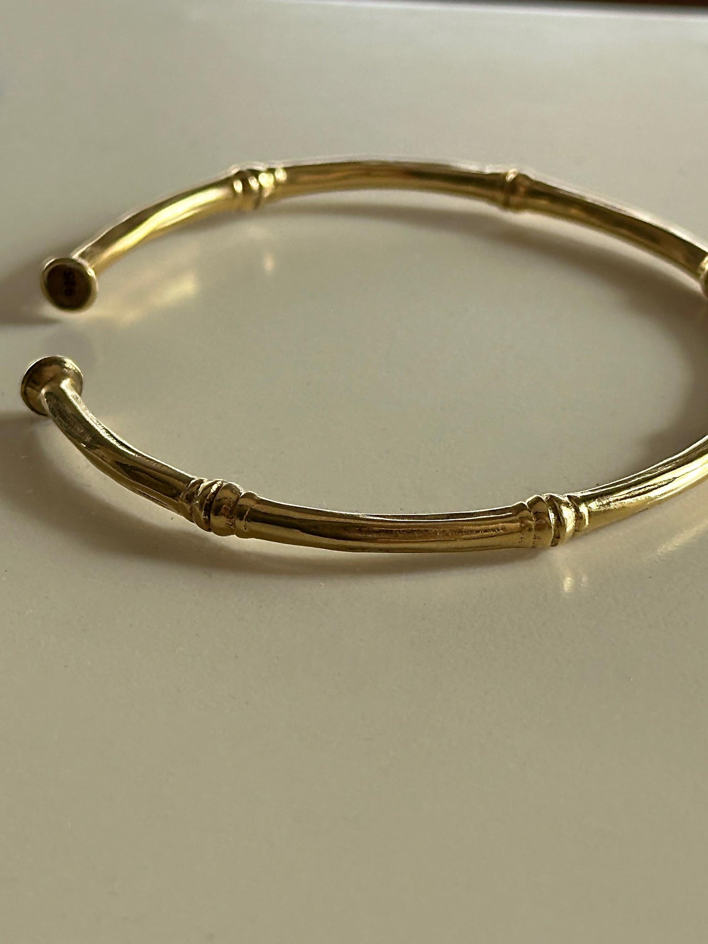 The 925 Bamboo Cuff bracelet
