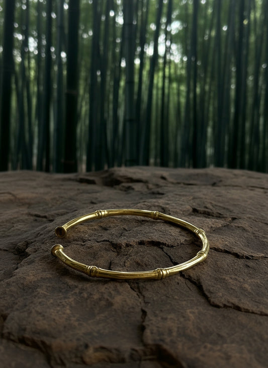 The 925 Bamboo Cuff bracelet