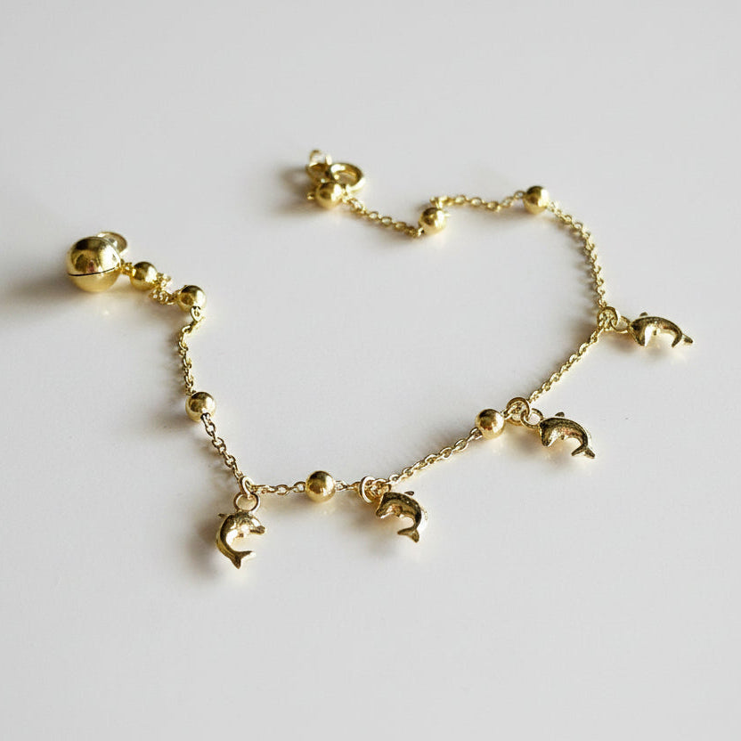 The 925 Dolphin Ankle Bracelet
