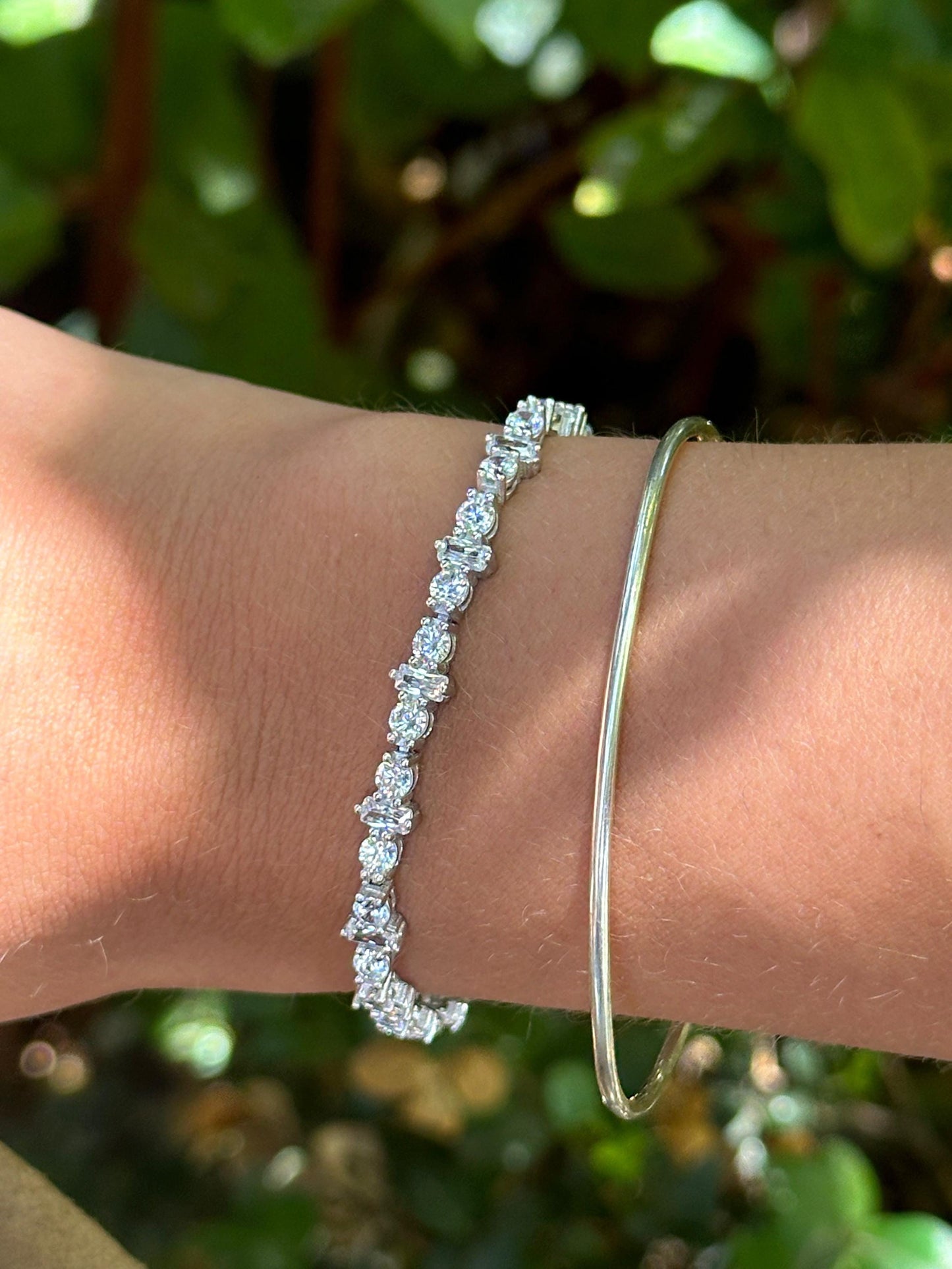 The 925 Irregular tennis bracelet