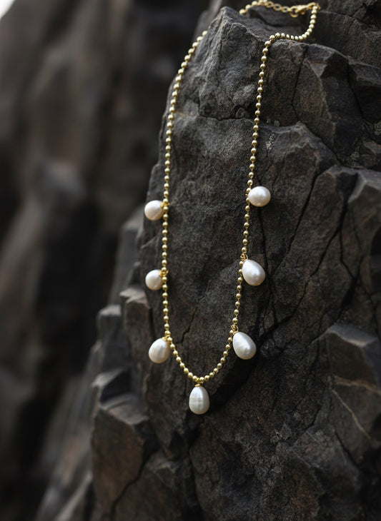 Pearl line kolye