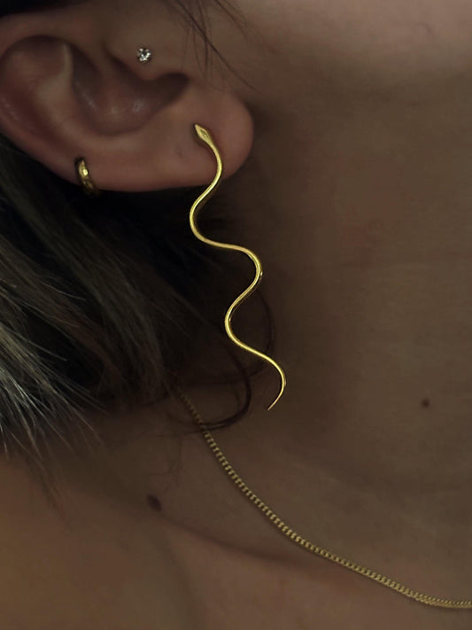 The 925 Royal snake Earring