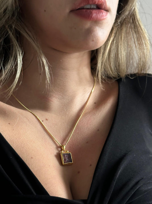 The 925 Square Chivalry Necklace
