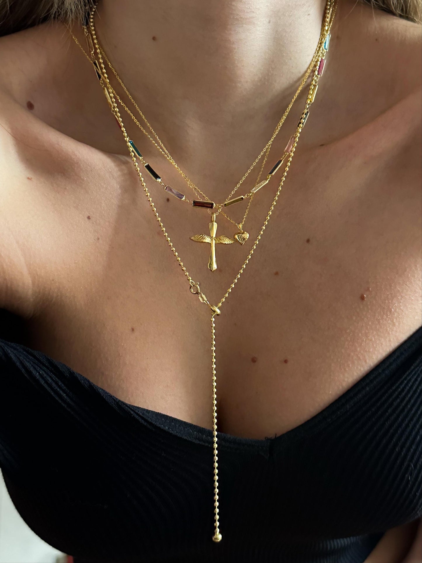 The 925 Rectangle Color Necklace