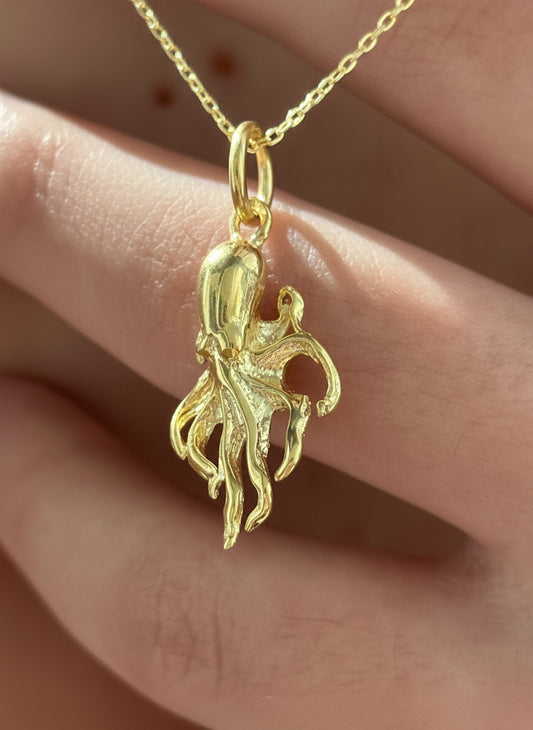 The 925 Dancing Octopus Necklace