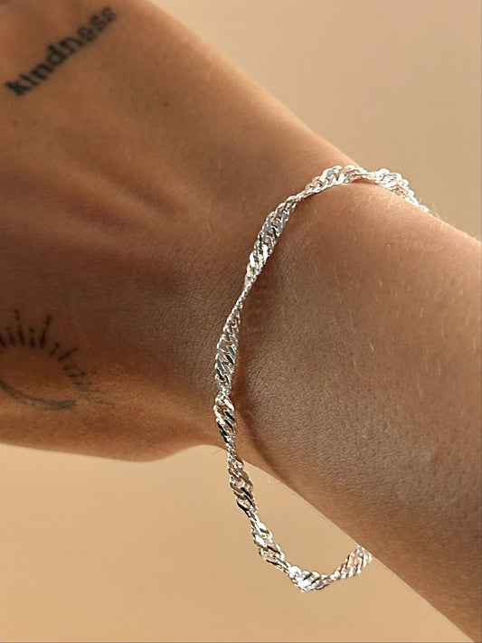 The 925 old chain bracelet