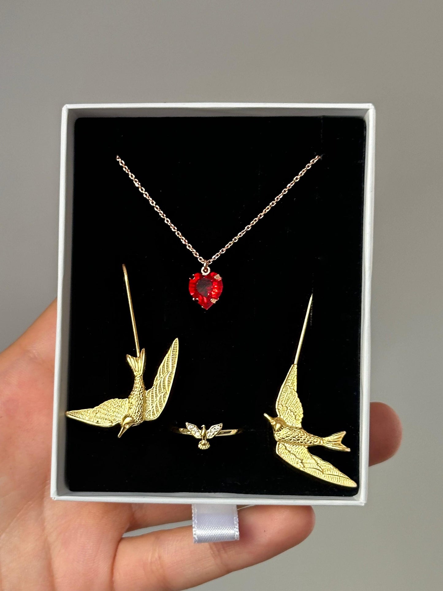 Swarovski Kalp kolye