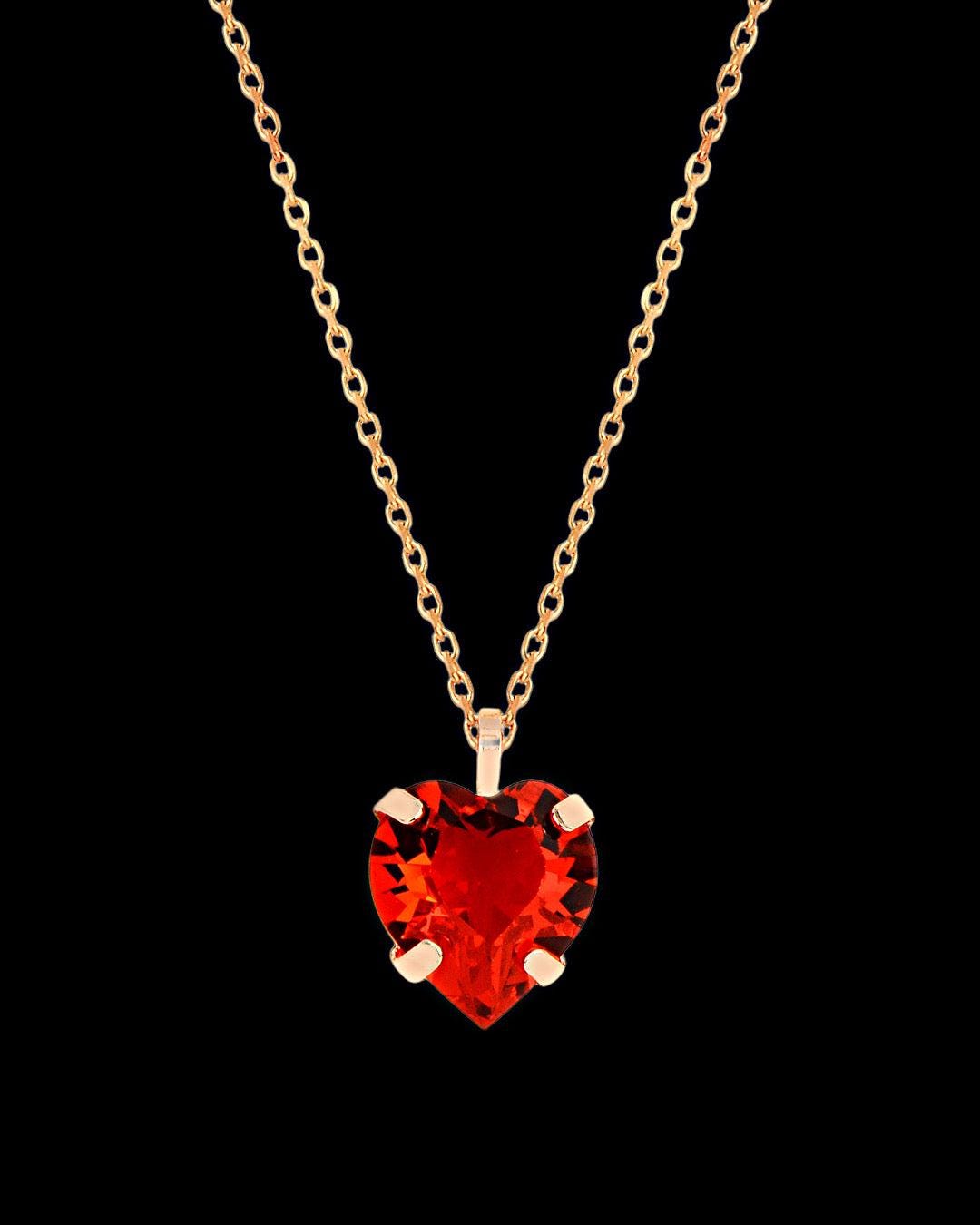 Swarovski Kalp kolye