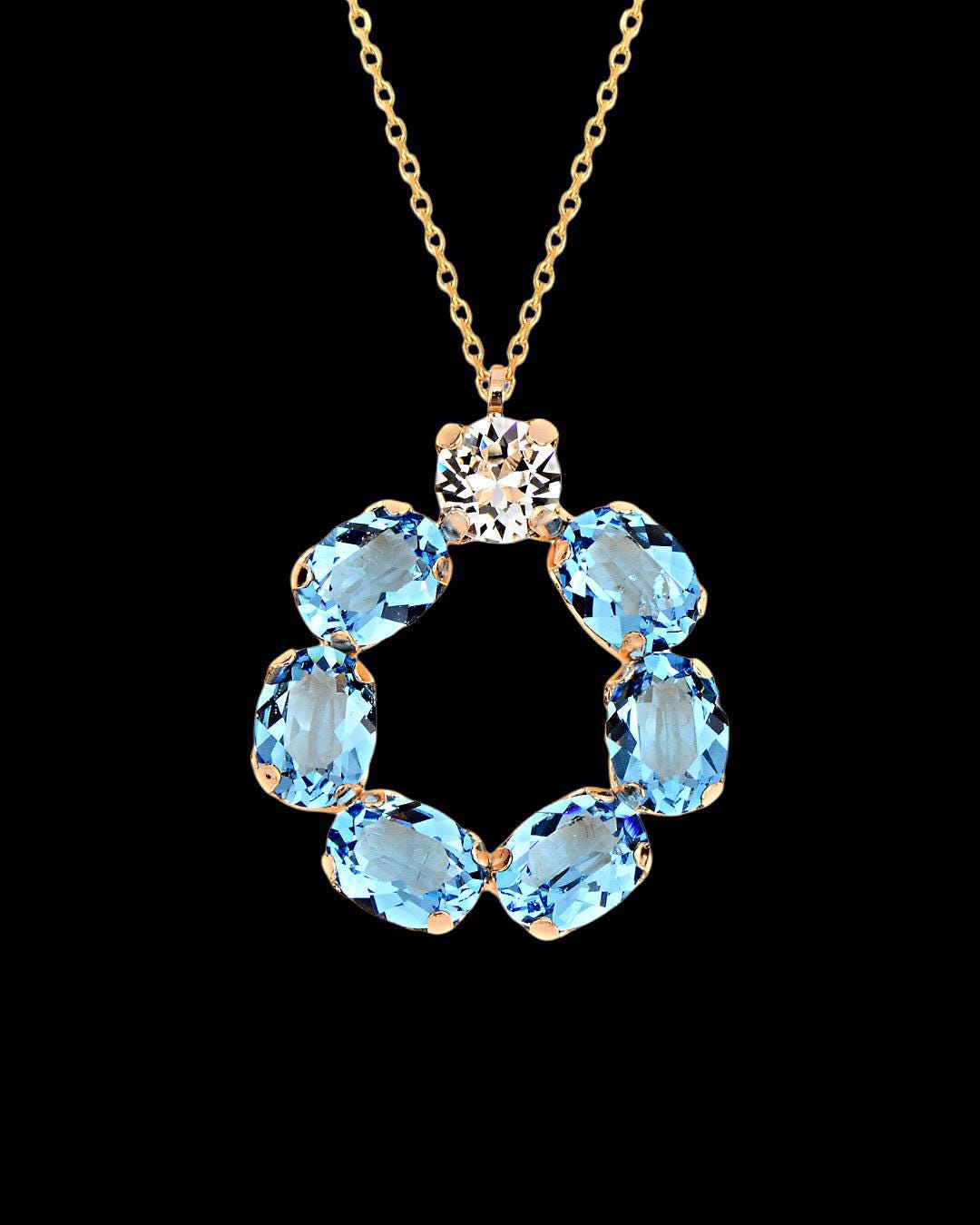 The 925 Snow cold Swarovski necklace