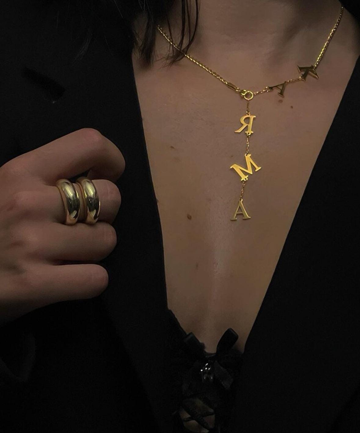 The 925 customized flow necklace