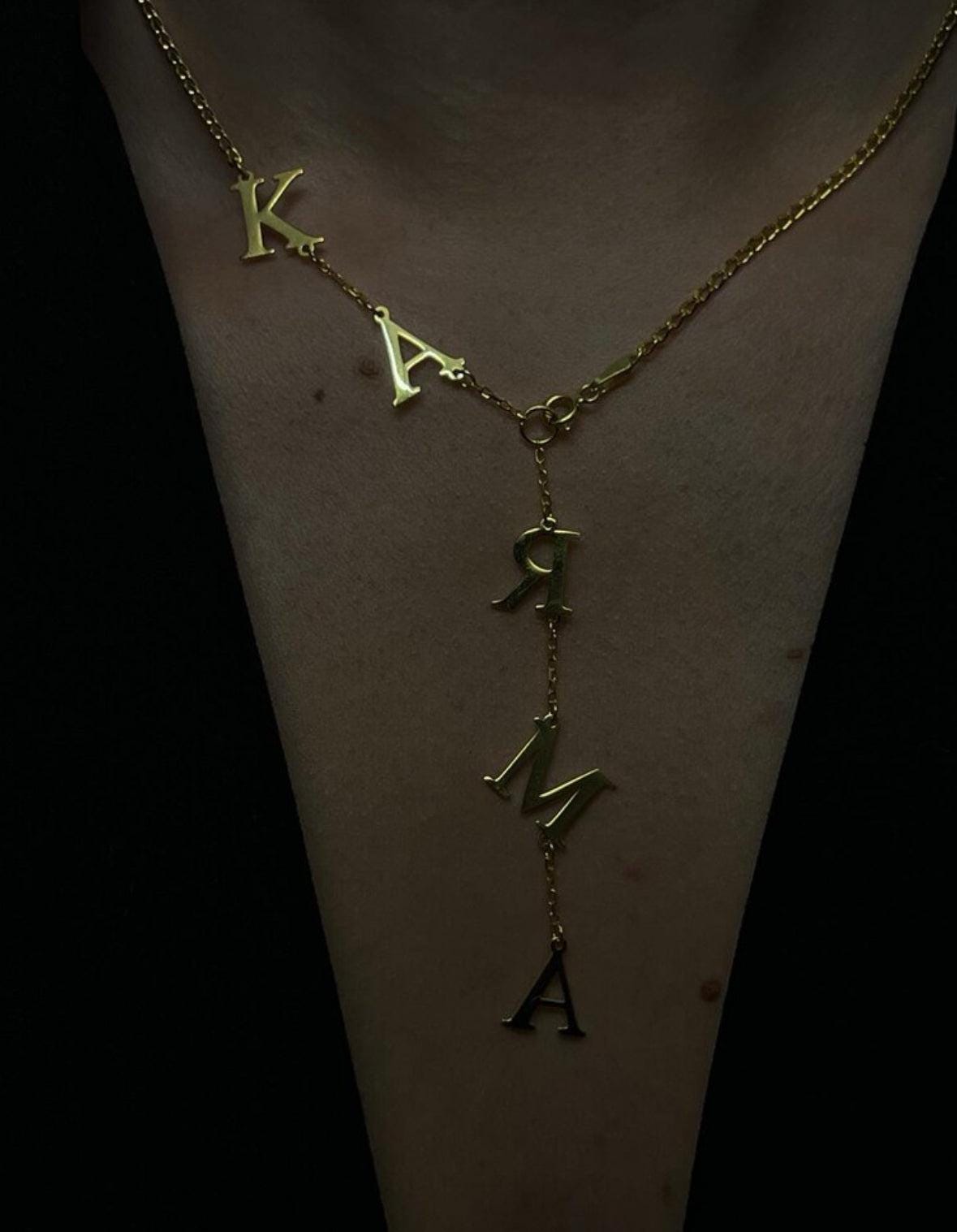 The 925 customized flow necklace