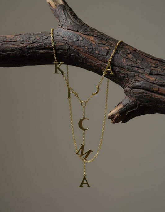 The 925 customized flow necklace