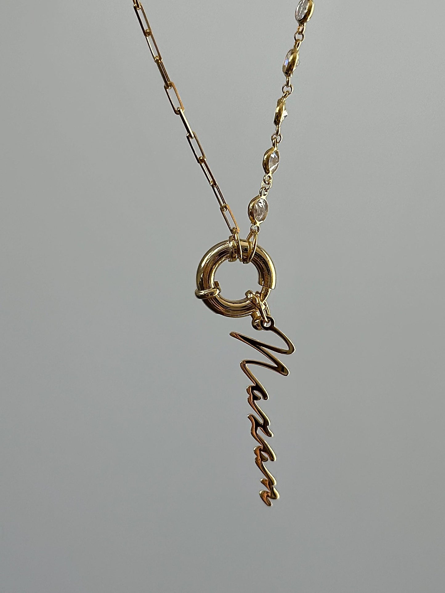 The 925 customized famme necklace
