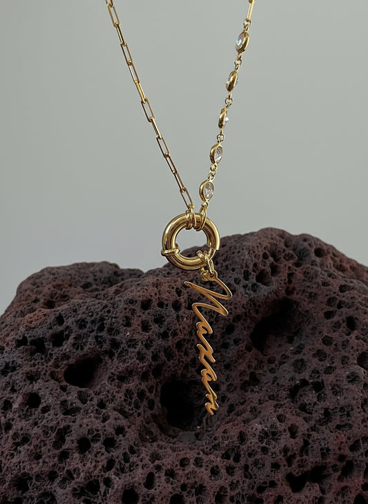 The 925 customized famme necklace