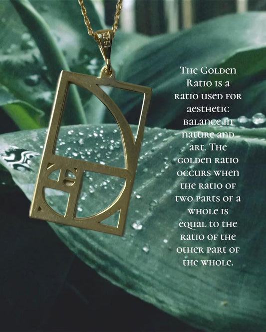 The 925 golden ratio necklace