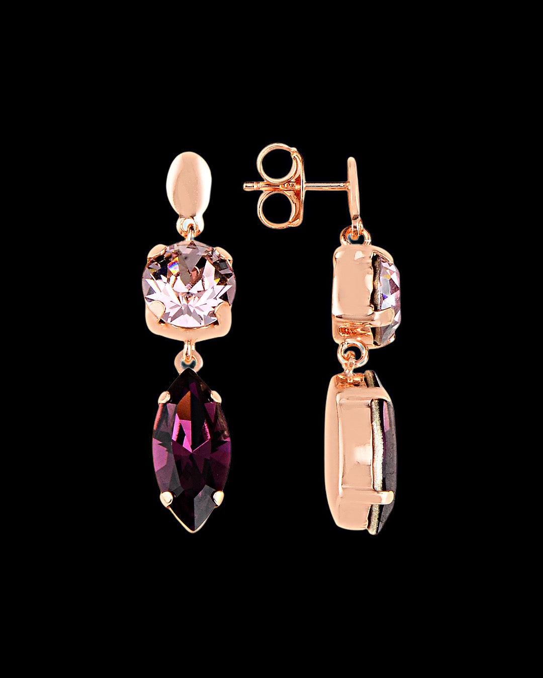 The 925 Swarovski Diana earrings