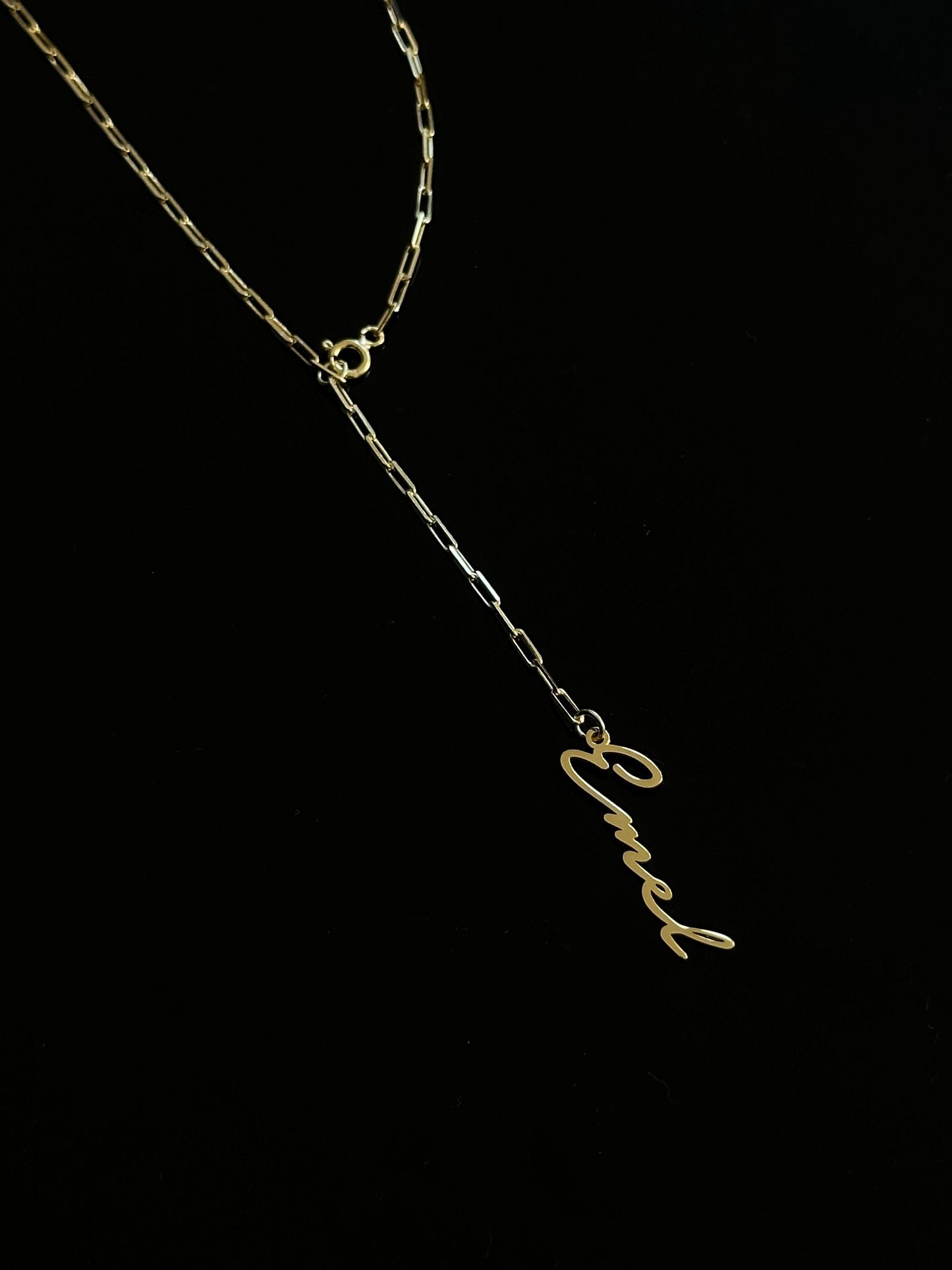 The 925 flow name necklace