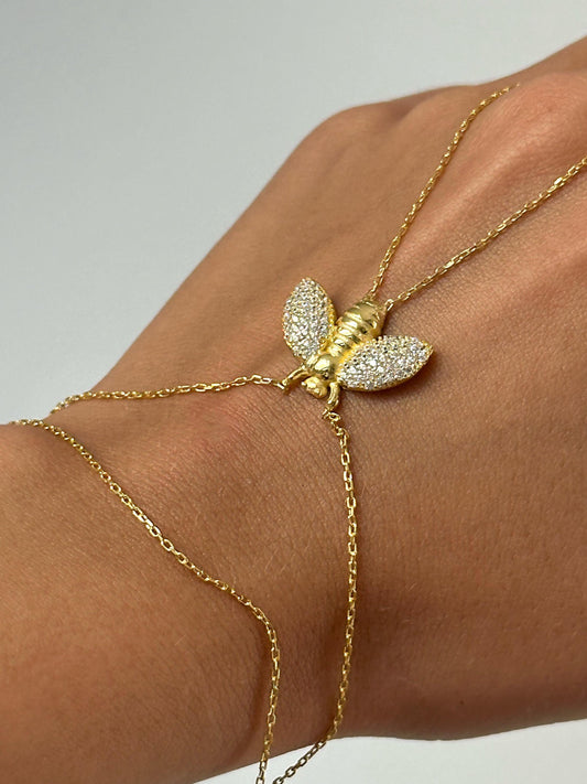The 925 Bee Handcuff