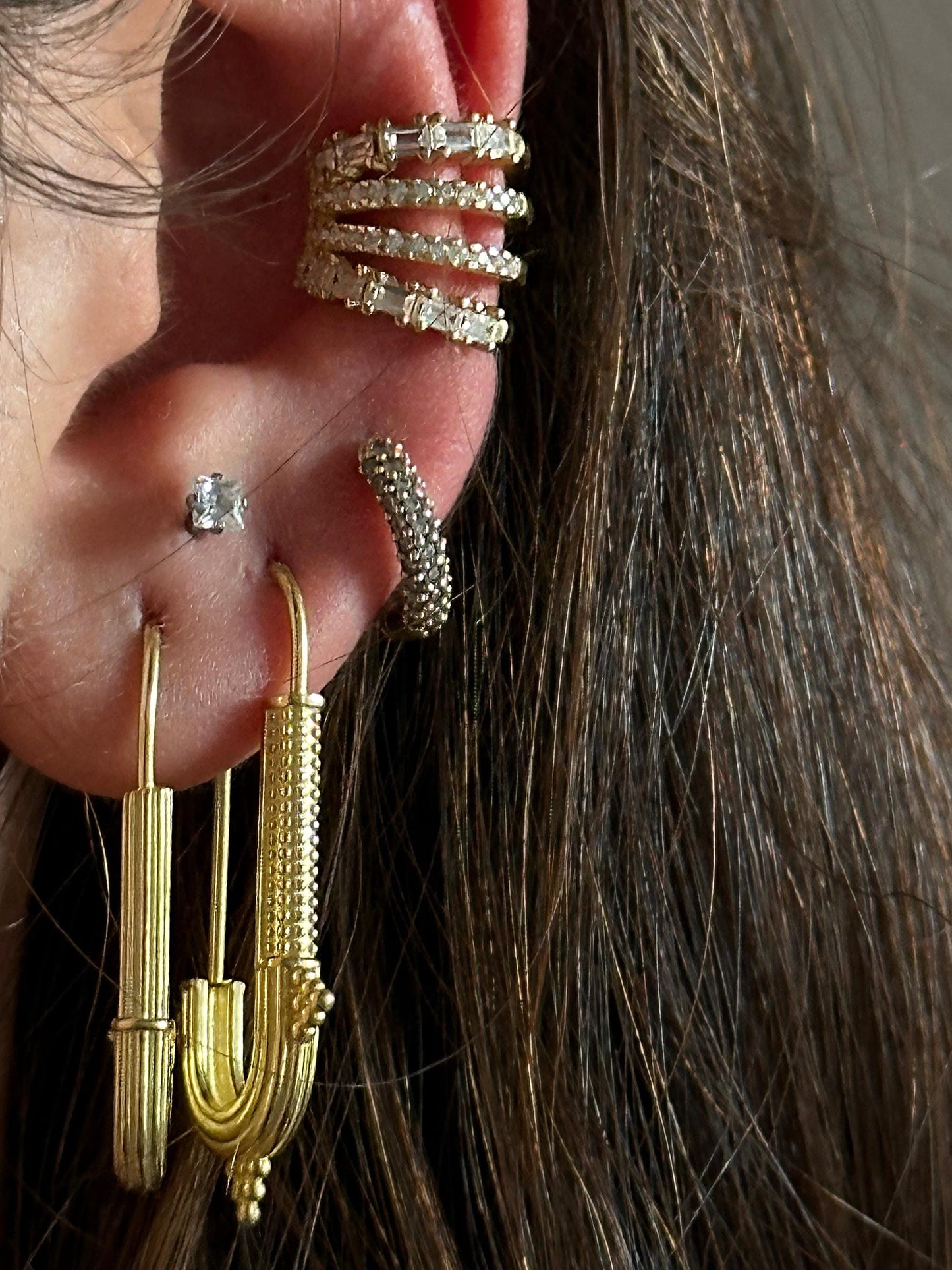 Elegance Zirkonyum ear cuff