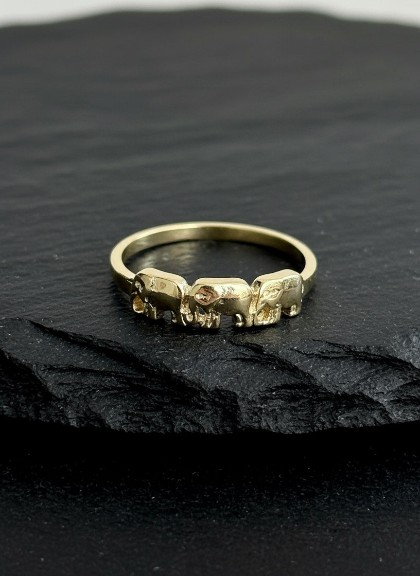 The 925 Three Elephant ring
