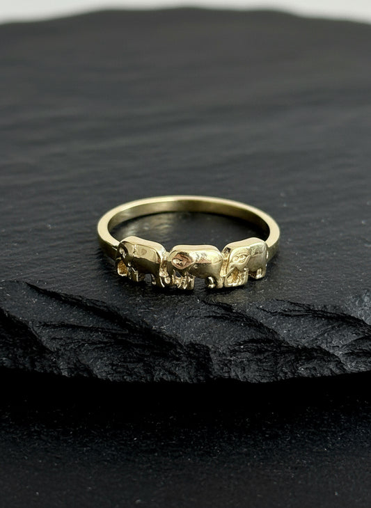 The 925 Three Elephant ring