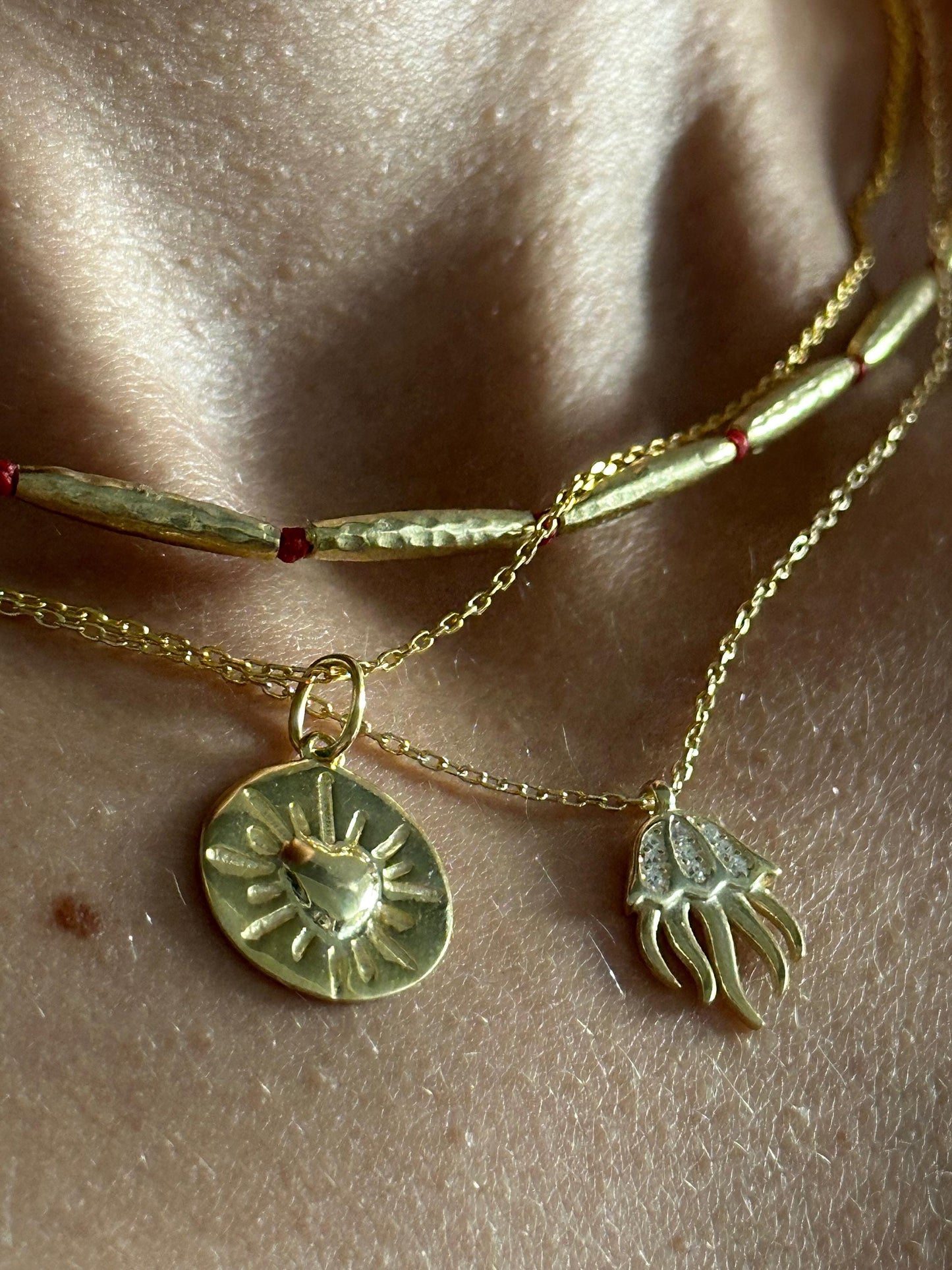 The Handmade rope chain necklace