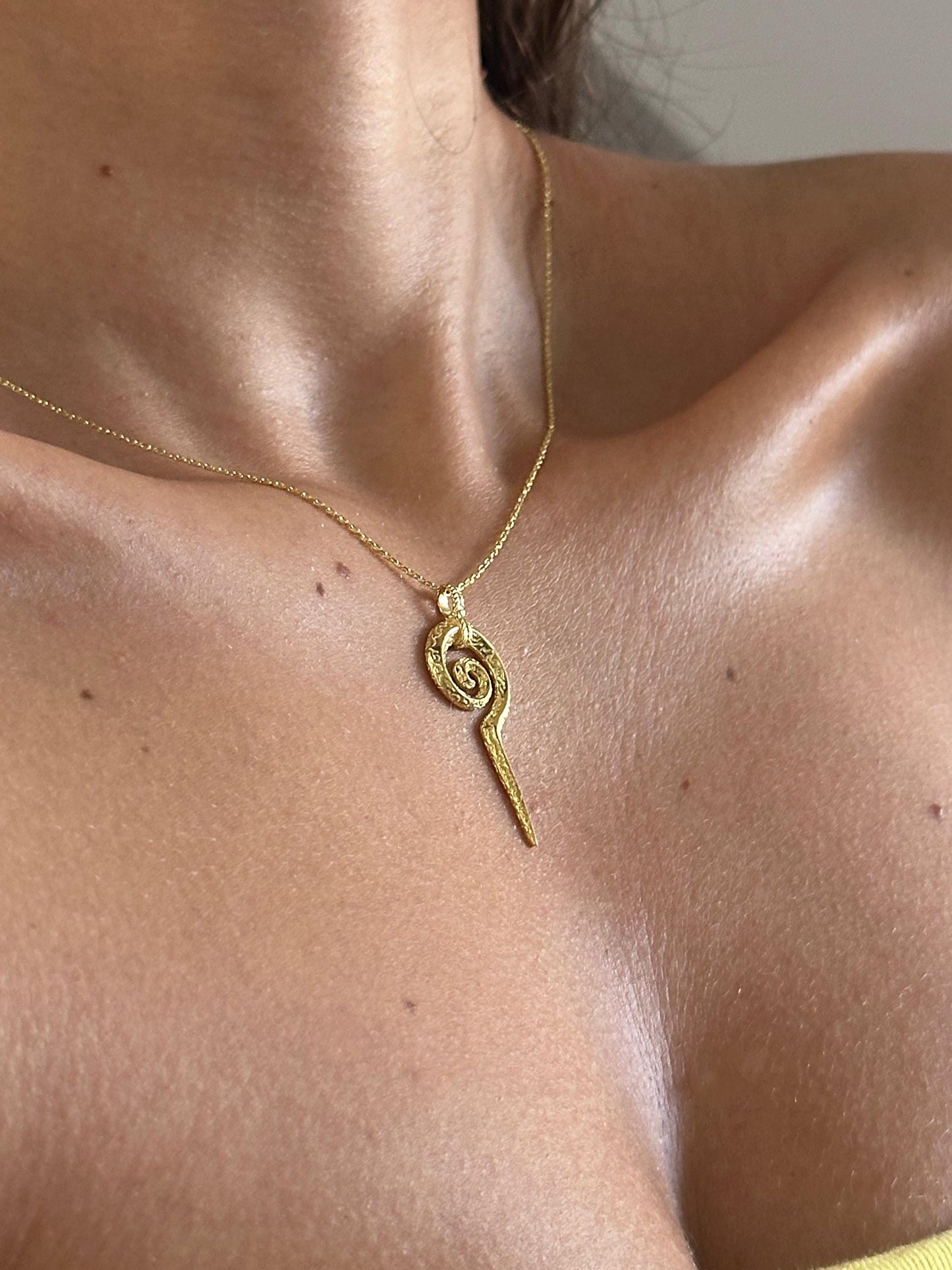 The 925 Spiral curse necklace