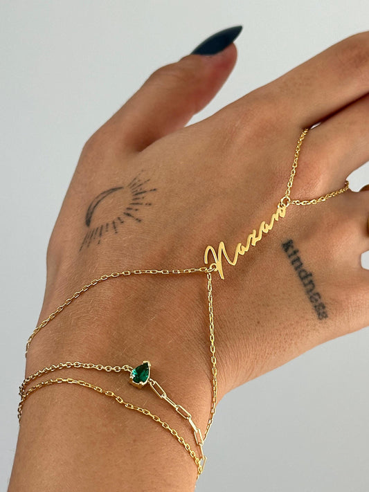 The 925 Customized handwriting handcuff