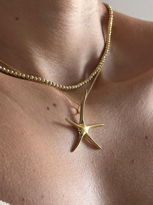 The 925 Polish starfish necklace