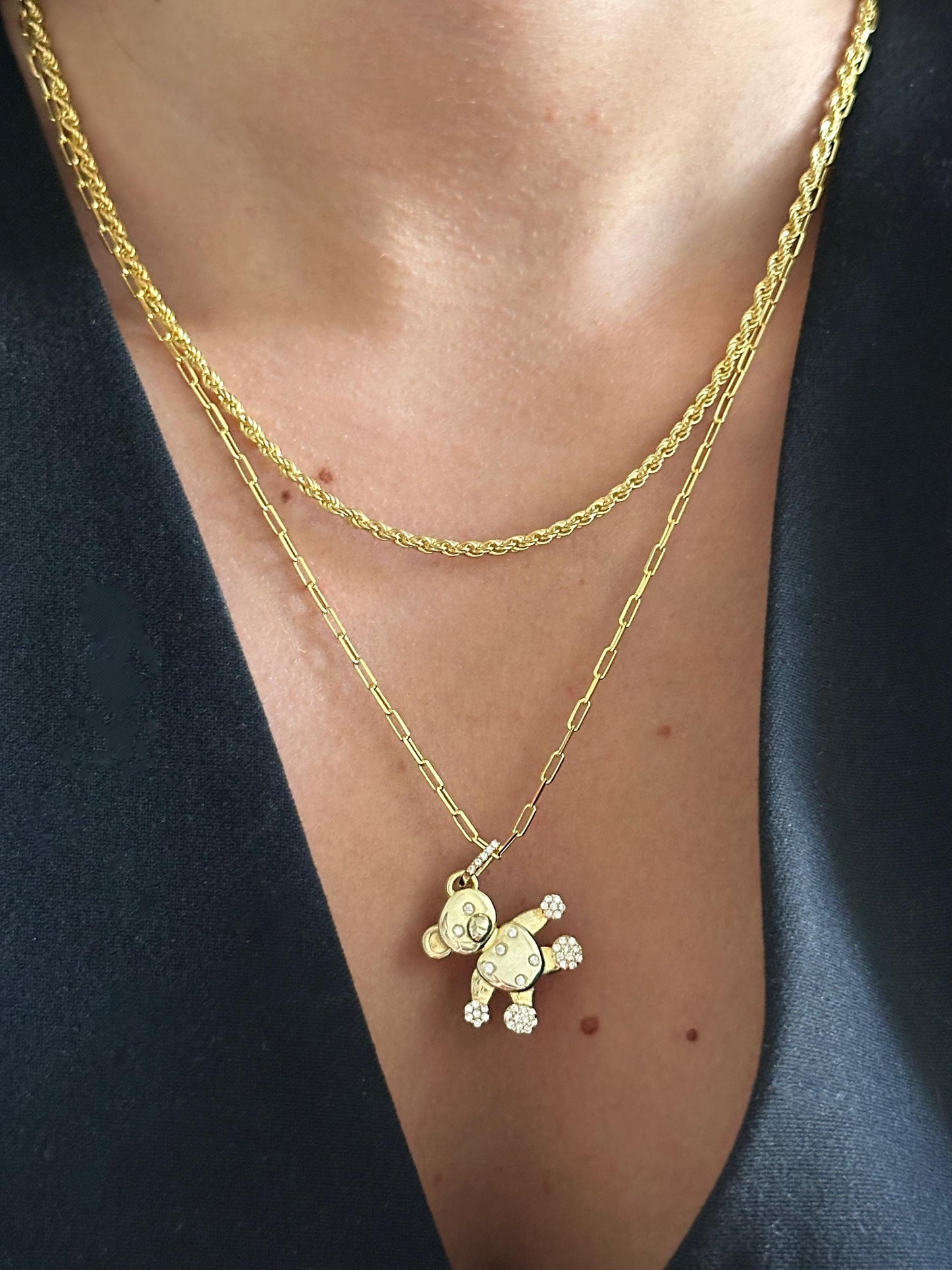The 925 Teddy bear necklace