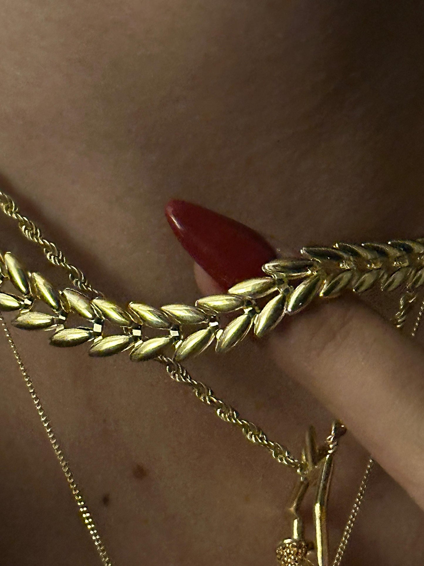 The 925 Wheat chain necklace