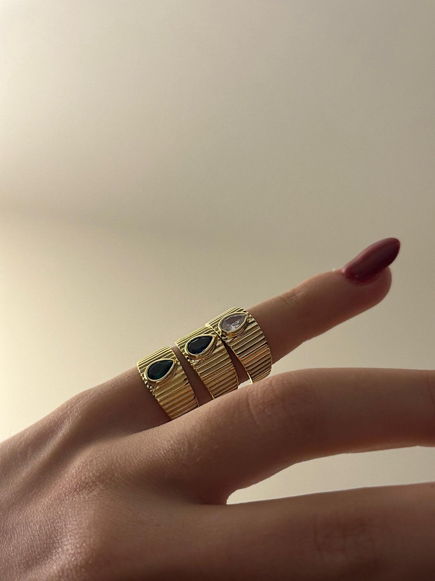 The 925 Drop Little finger ring