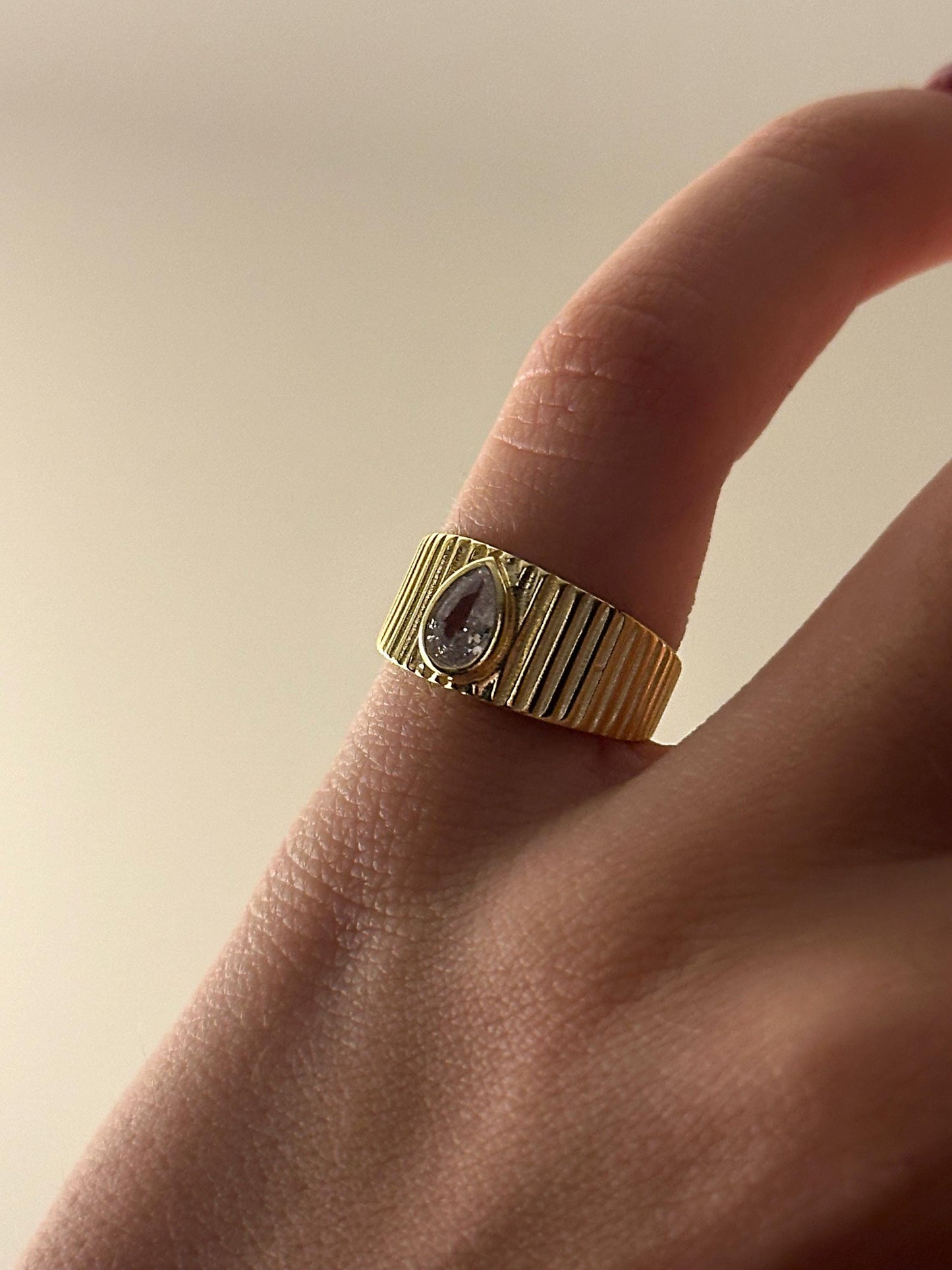 The 925 Drop Little finger ring