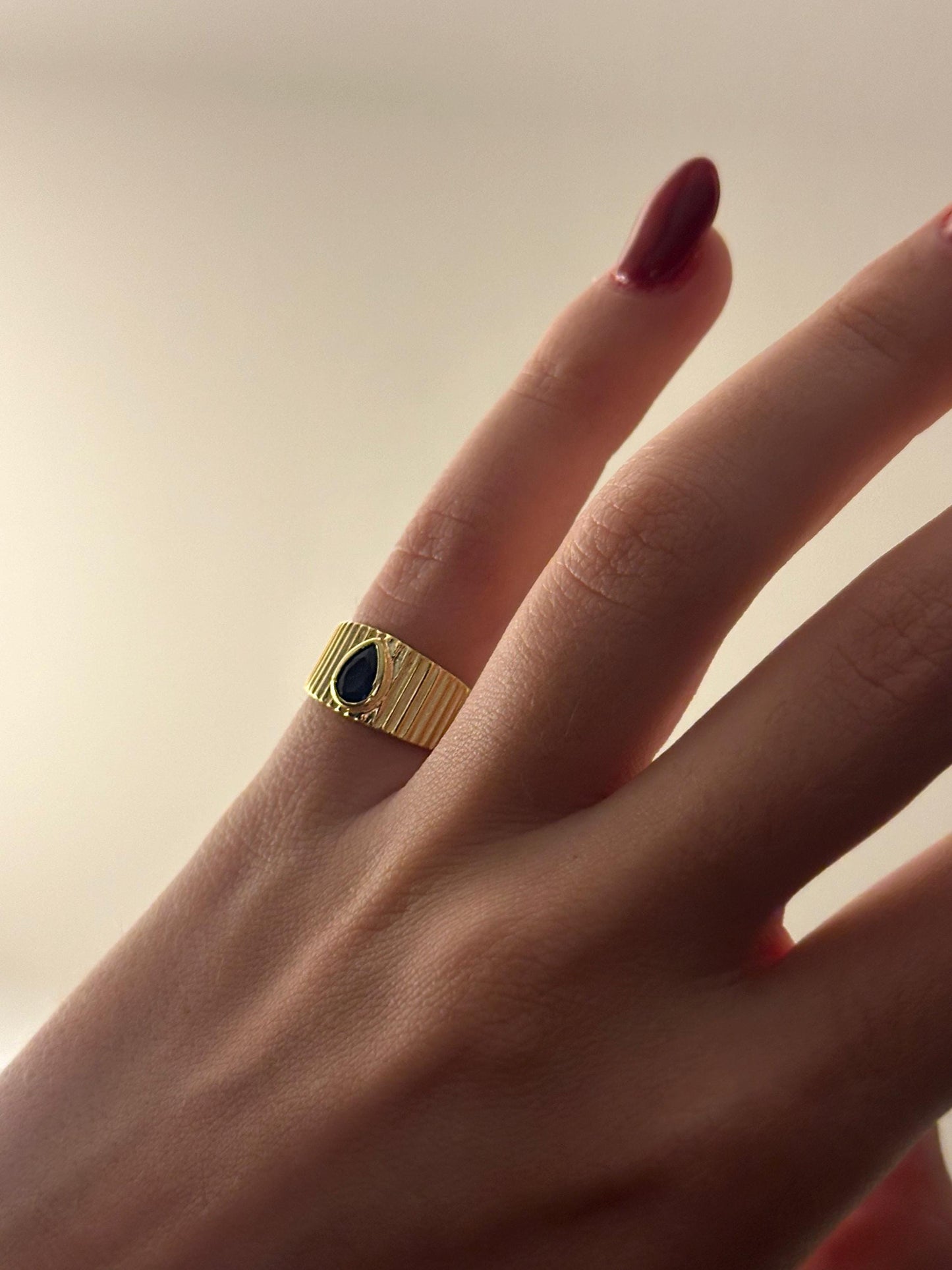 The 925 Drop Little finger ring