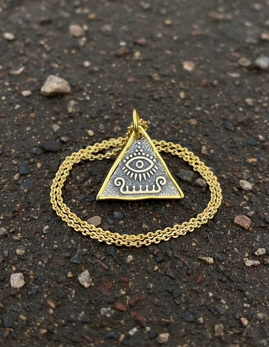The 925 Eye of the Triangle necklace