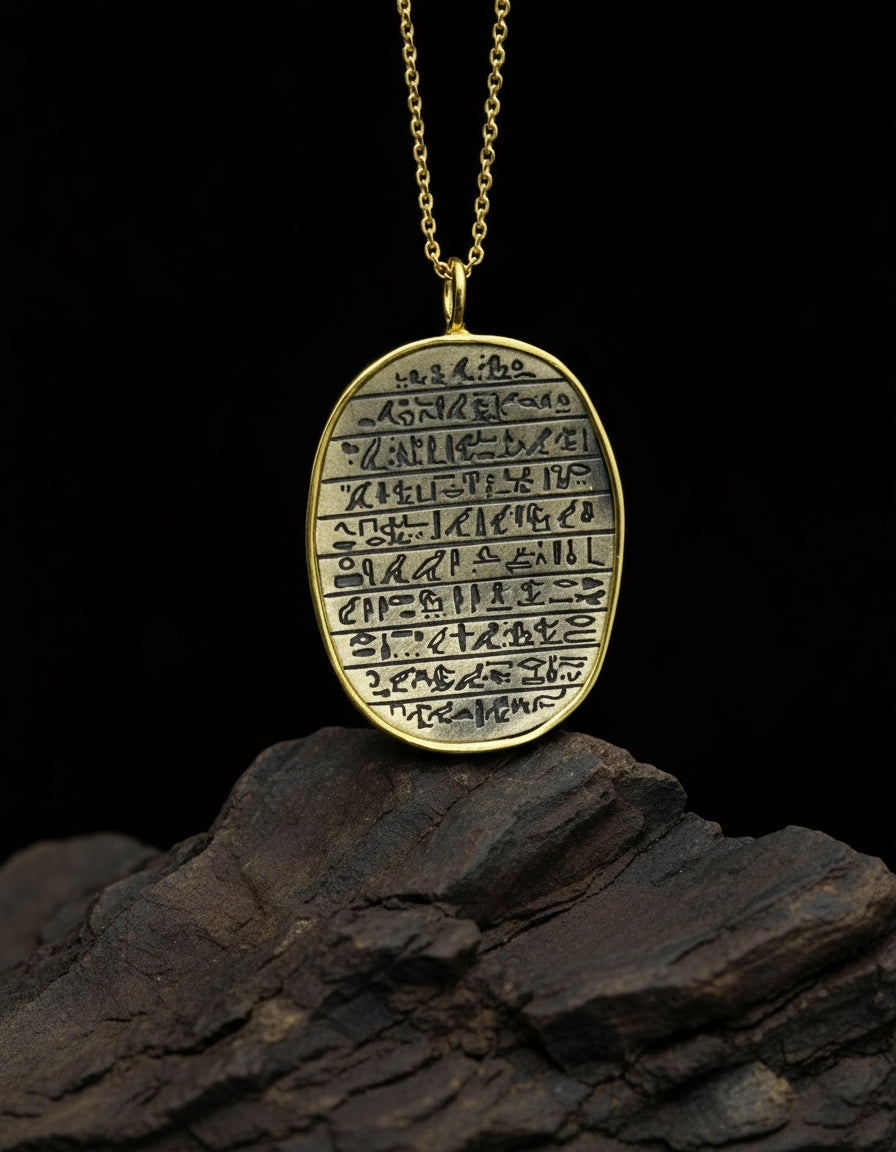 The 925 Egypt Heart Scarab necklace