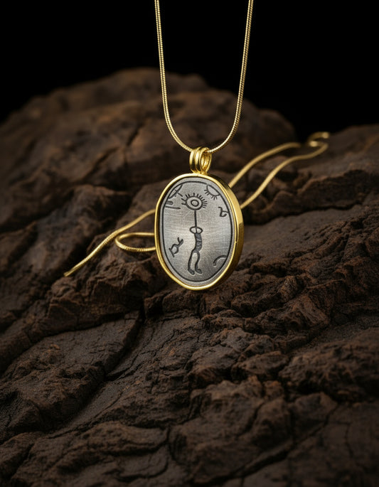 The 925 Kam Davulu Coin necklace