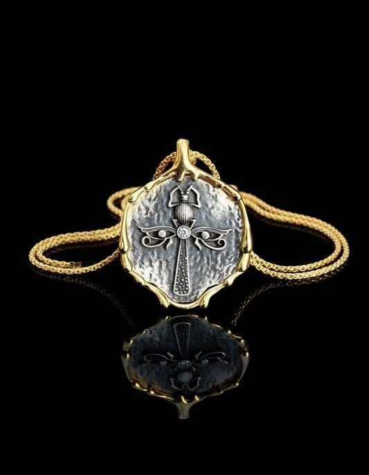 The 925 Ankh Key From Ra’s Eye necklace