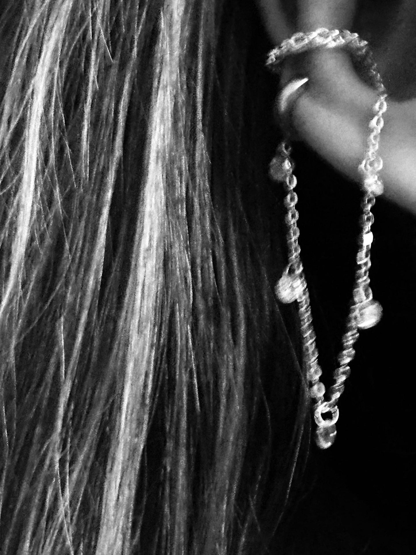 The 925 Crystal Link Ear Cuff