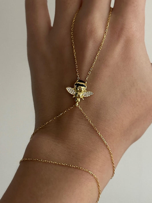 The 925 Bee Handcuff