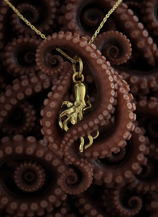 Dancing Octopus kolye