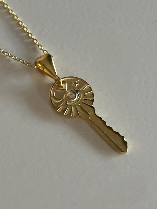 925 Key of Luck necklace